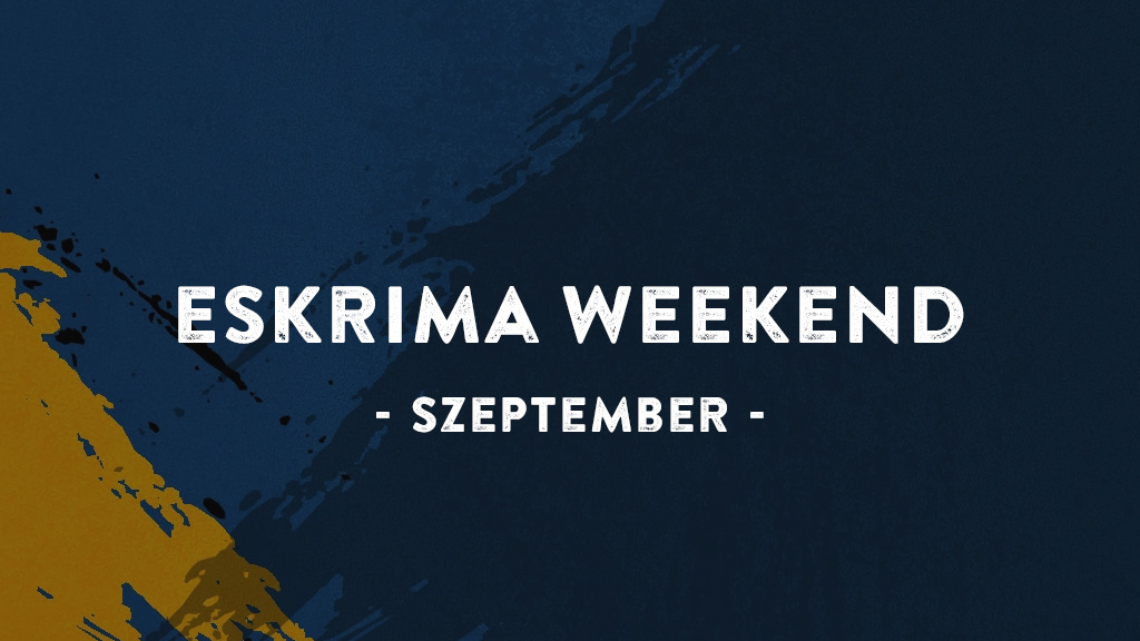 Hétvégi eskrima edzések